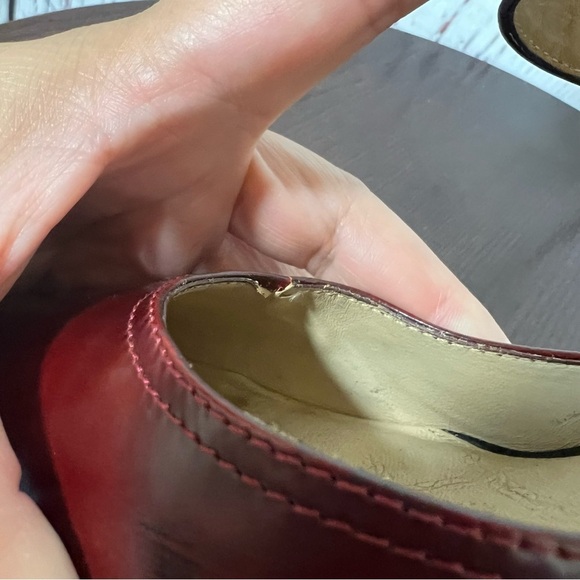 L.A.M.B. by Gwen Stefani HAMURA women’s Platform Heels  Black red Vintage Y2K 7B - Picture 16 of 17